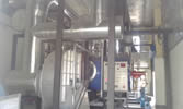 GAS FIRED SHELL TO SHELL - WET BACK HOT AIR GENERATOR